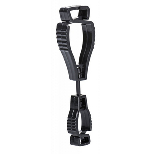 A002 - CLIP PER GUANTI SENZA METALLO NERO - CF 40 PZ A002BKR