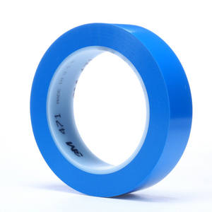 RUBAN ADHESIF VINYLE 471 BLEU 25,4 MMX33 M (PAR 36)