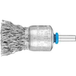 PFERD Shank mounted end brush, crimped PBU 2020/6 INOX 0,50