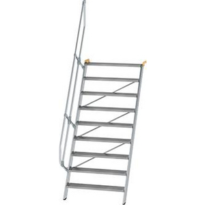 3210034915 Aluminium-Treppe 60 Grad 9 Stufen B 1000 mm