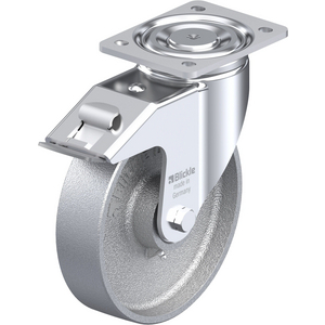ROULETTE PIVOT. 900KG D.200MM AC FONTE 50MM MOY BILLE+FR