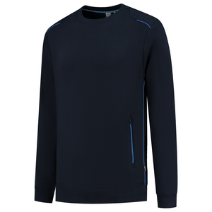 TRICORP SWEATER ACCENT 302703 MARINE/ROYALBLAUW MT 4XL