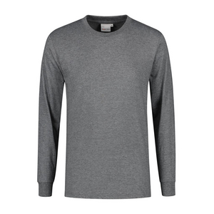 SANTINO T-SHIRT LM JAMES DONKER GRIJS MT XXL