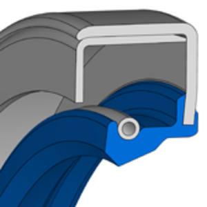 49383653-ANELLO DI TENUTA CON PARAPOLVERE WAS 17,0X35,0X8,0 NB70C4 ( MESCOLA 70 NBR NB70C401)