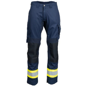 TRANEMO WERKBROEK STRETCH 192140 ZWART/GEEL MT C56