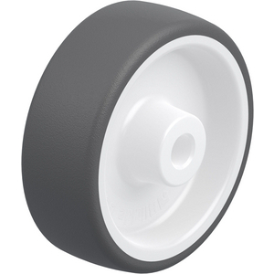 POTH 100/12G Rad mit Polyurethan-Laufbelag, schwerer Polyamid-Radkörper