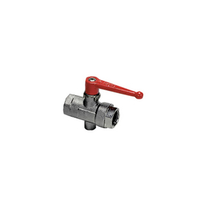 0489 - IN-LINE VENTED BALL VALVE DOUBLE FEMALE BSPP