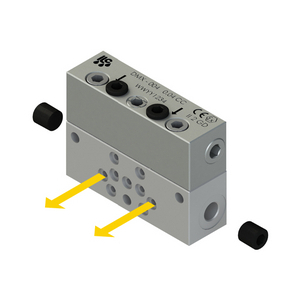 ELEMENTO DOSATORE PONTE DMX-016 2 USCITE SX-DX 3.DMX.016.D.1LR