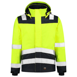 TRICORP PARKA MIDI HI-VIS 403023 FLUO GEEL/INKT BL MT XS