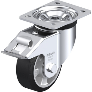 ROULETTE PIVOT. 270KG D.125MM AC BAND.CAOUT 50MM MOY BILLE+FR