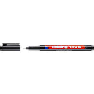 EDDING PERMANENT RONDE PUNT 0,3MM 140S OHP MARKER ZWART 001