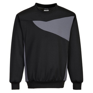 PORTWEST SWEATER PW2 PW273 ZWART/GRIJS MT 3XL