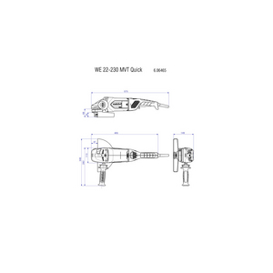 METABO GROTE HAAKSE SLIJPER WE 22-230 MVT 606464260
