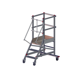 ESCABEAU ROUL.EMG55 3M SORTIE AV HAUT. PLATEFORME 0.75 M