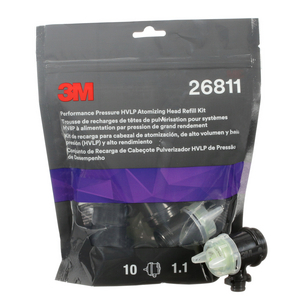 26811 Atomizing Head Yellow, 1.1, 10 pack, 5 Packs/Case