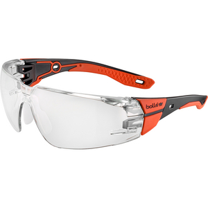 LUNETTE DE SECURITE INCOLORE RUSH+ 2.0 - M/L - ROUGE