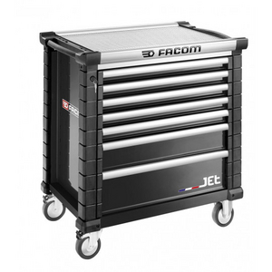 SERVANTE 7 TIROIRS NOIR JET JETM4