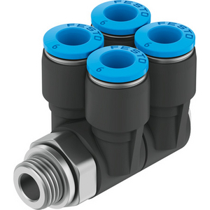 186244-DISTRIBUTORE MULTIPLO QSLV4-G1/8-6