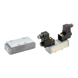 UM/22152/6123/60/13J 5/3-Wegeventil, Apb, ISO1, 24VDC, 2W