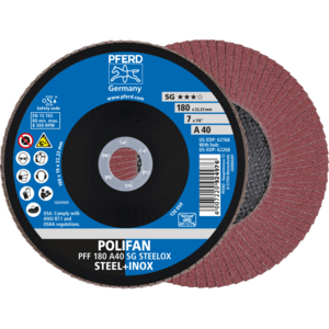 DISQUE PFF 180 A 40 22,23 SG ACIER/INOX/SYNTH 67604185