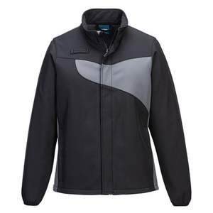 PORTWEST SOFTSHELL DAMES PW2 ZWART/GRIJS MT M