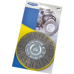 BROSSE CIRCU./TIGE ECO D.50 EP.7 ACIER ONDULE 0,3 MM (T=10 MM)