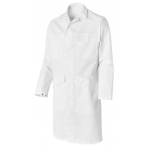 BLOUSE HOMME ANTI ACIDE BLANC T5 MANCHE LONGUE TYPE 6