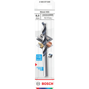 BOSCH METAALBOOR HSS POINTEQ 8,5MM 2608577849