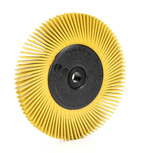 80 SPAZZOLE RADIALI A FILO ABRASIVO DIRITTO TIPO A -BB-ZB DIAMETRO 150MM GIALLO 7100138291