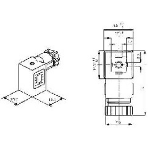 00231320-CONNETTORE DIN 43650C 48 VCC K43