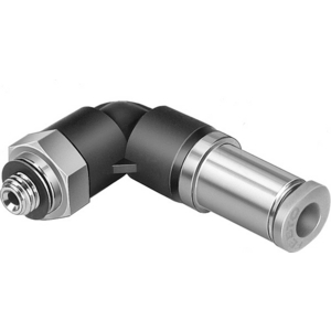 QSKL-M5-6 Push-in L-fitting, self-sealing