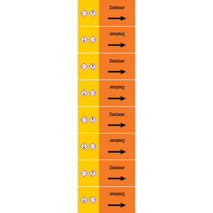 BRADY LEIDINGMERKER 135X500 ZOUTZUUR