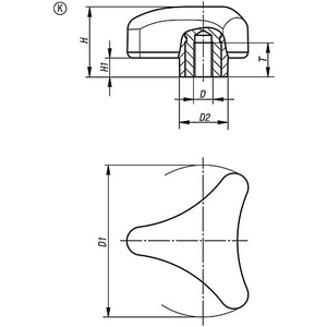 DREISTERNGRIFF ERGONOMISCH