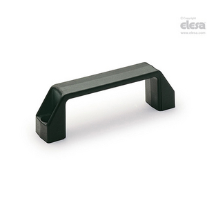 37031 - MANIGLIA A PONTE TECNOPOLIMERO POLIPROPILENE PER VITI A TESTA CILINDRICA M.443/110 N-CH
