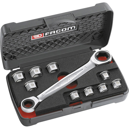 FACOM Coffret Porte Embout à Cliquet Manche Rotatif + 22 Embouts De Vissage 90413631