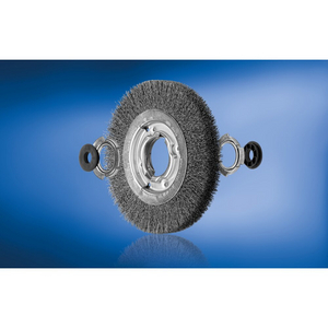 BROSSE PLATE A ALESAGE 200X25 FIL ACIER 0,3 SG 43506101