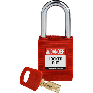 LUCCHETTO SAFEKEY â NYLON 150321 NYL-RED-38ST-KD