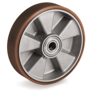RUOTA 58AL 160X50 POLIURETANO TR-POWERHIGH NUCLEO ALLUMINIO 582014