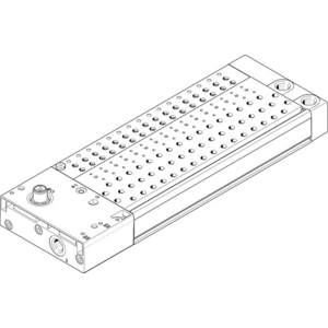 VABM-C8-12E-G14-8-PT-L Manifold strip