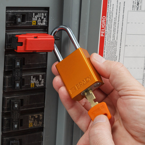 BRADY SAFEKEY HANGSLOT ALU-ORG-38ST-KD6PK (PK=6ST)