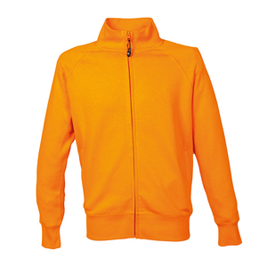 FELPA ZIP LUNGA MALESIA POL/COT ARANCIONE 993125 # L ORANGE