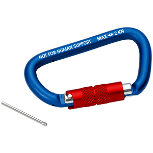 LOT DE 2 MOUSQUETONS A VIS