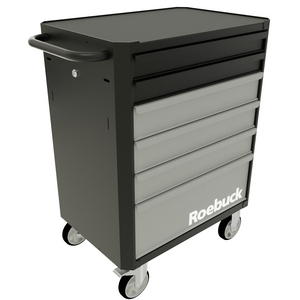 ROEBUCK GEREEDSCHAPSWAGEN 6 LADES ZWART/GRIJS B 734MM 893455