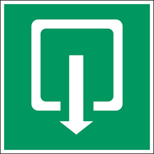 BRADY PICTOGRAM 372 B-7541 - 148 X 148 MM