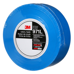 NASTRO RESISTENTE PER MARCATURA DI PAVIMENTI CON LINER 971L, BLUE, 50.8 MM X 33 M, 0.43 MM 7100333355