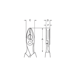 BAHCO COMBINATIETANG RVS 180MM SS400-180