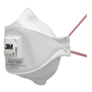 Masque facial jetable 3M 7100258913, Classe : FFP3 | Soupape : Oui