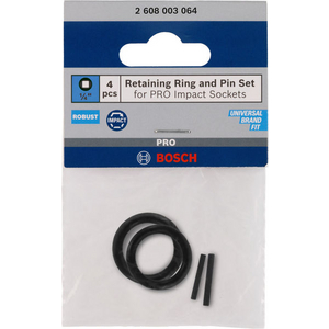 BOSCH PIN EN RING PRO IMPACT SOCKET 3/8" 2608003065 (SE=4ST)