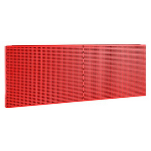DEMI-PANNEAU DOUBLE HAUT ROUGE 0,5M