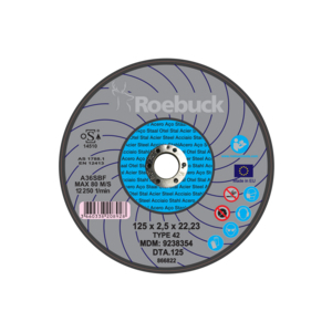 "DTA" - STEEL - CUTTING DISC Diameter mm 125